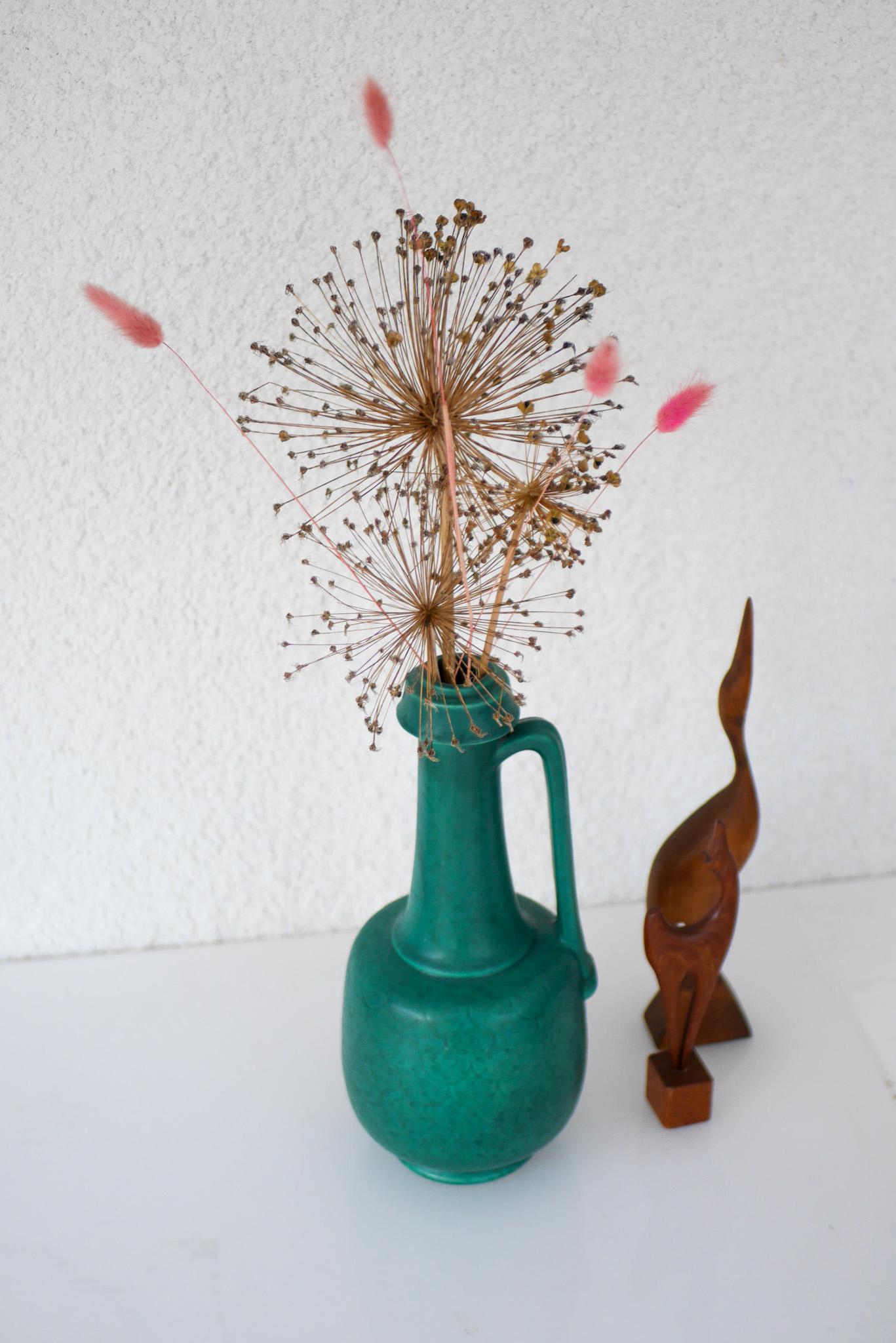 Ceramica Vaso svedese Grace 1930 Art deco ARGENTA di grandi dimensioni di Wilhelm Kåge per Gustavsberg in vendita