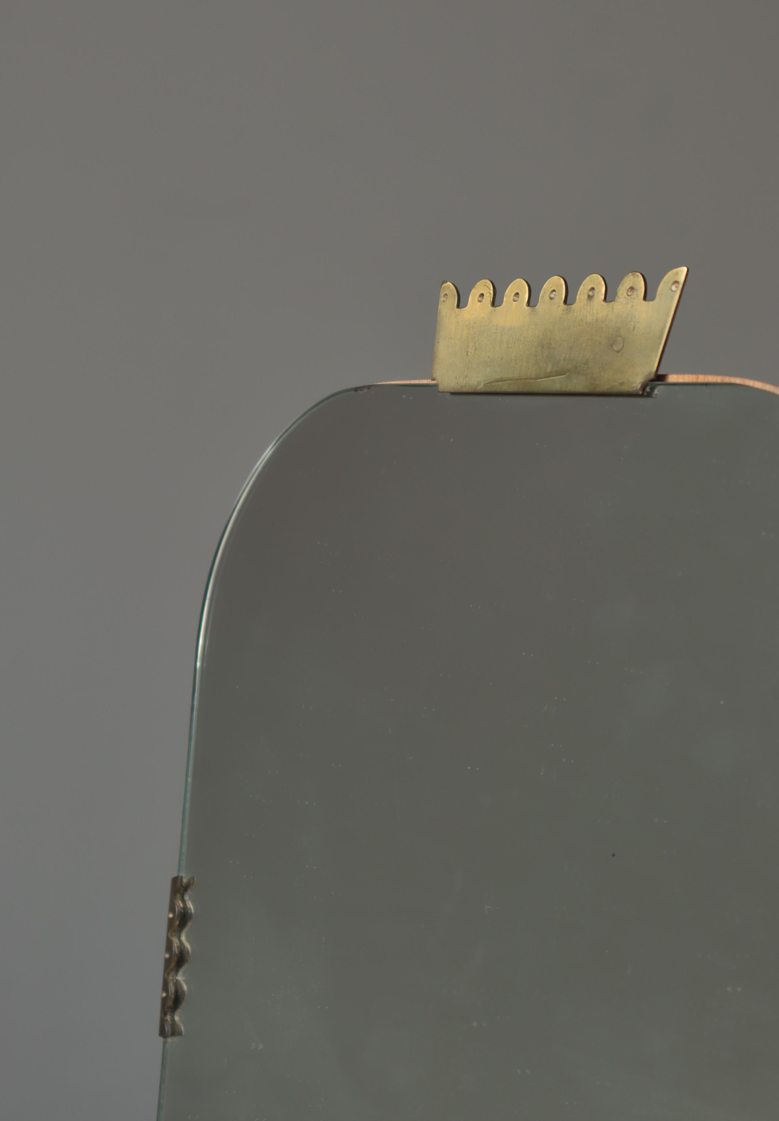 Miroir de table réglable Grace en marbre et laiton, Suède, années 1930 en vente 3