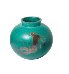 Swedish Grace Argenta vase Wilhelm Kage, 1944