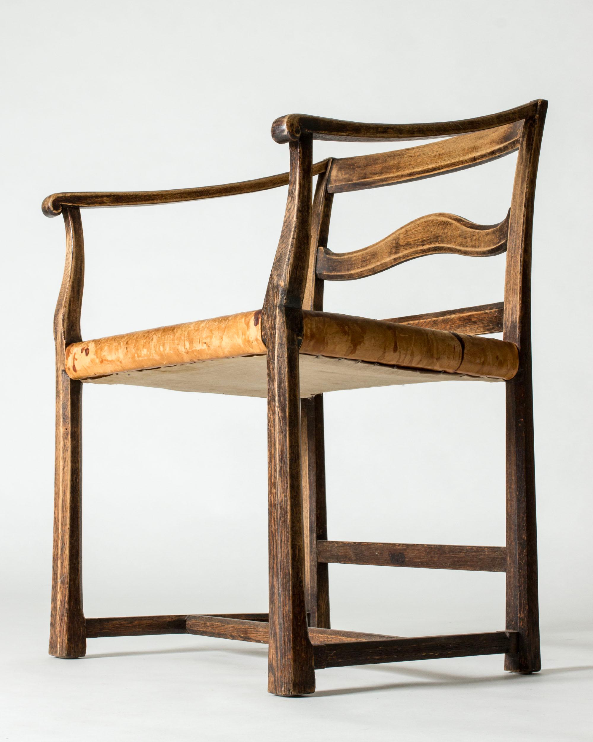 Swedish Grace Armchair by Carl Malmsten, Sweden, 1920s For Sale 2