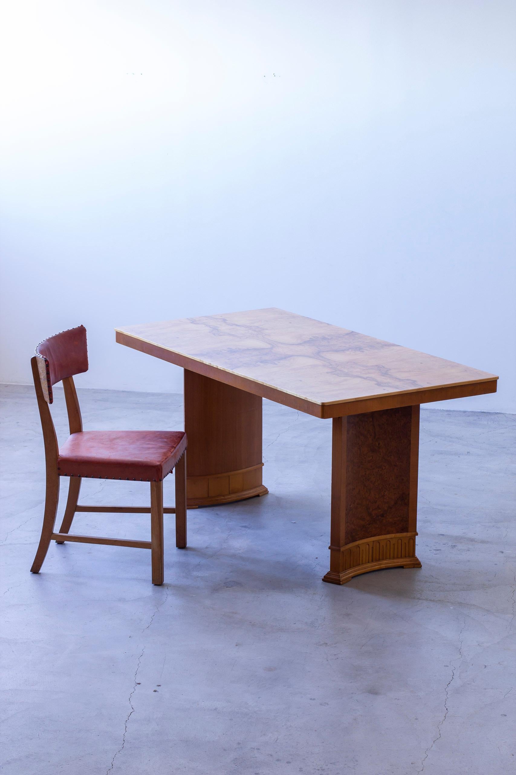 Suédois Bureau suédois Art déco dans le style d'Axel Einar Hjorth en vente