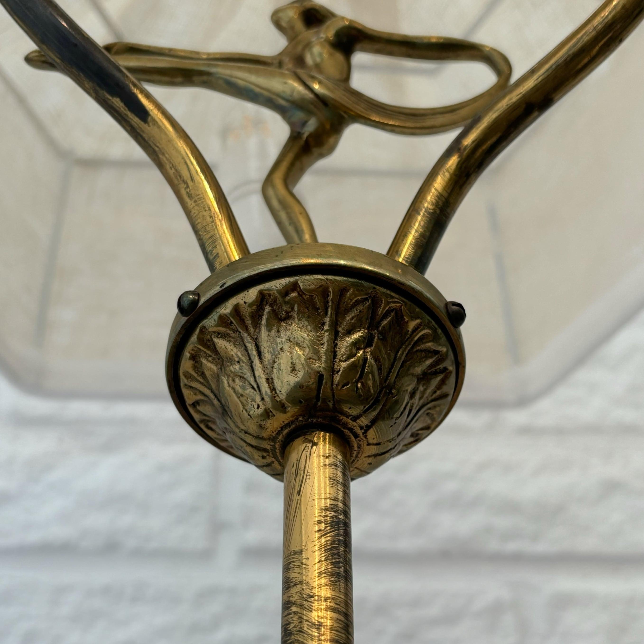 Schwedische Grace Art Deco Stehleuchte von Malmö Metallvarufabrik, 1930er Jahre im Angebot 4