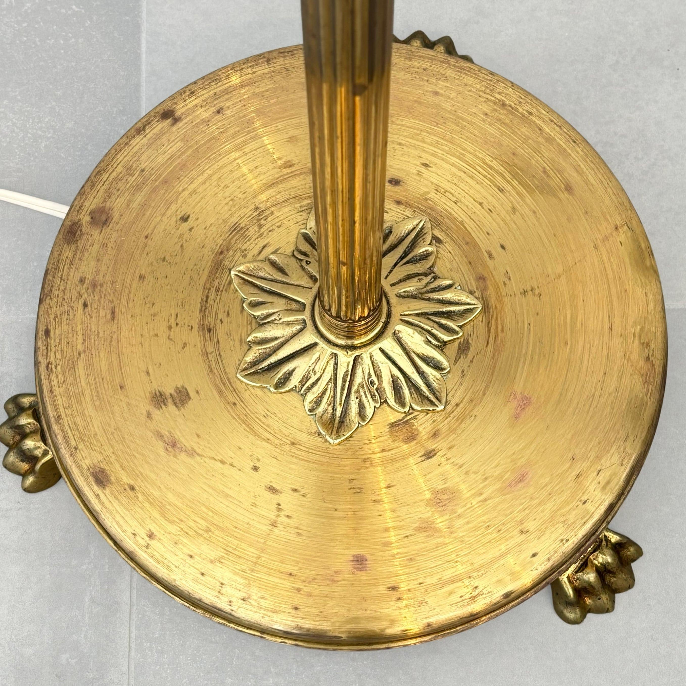 Schwedische Grace Art Deco Stehleuchte von Malmö Metallvarufabrik, 1930er Jahre im Angebot 6