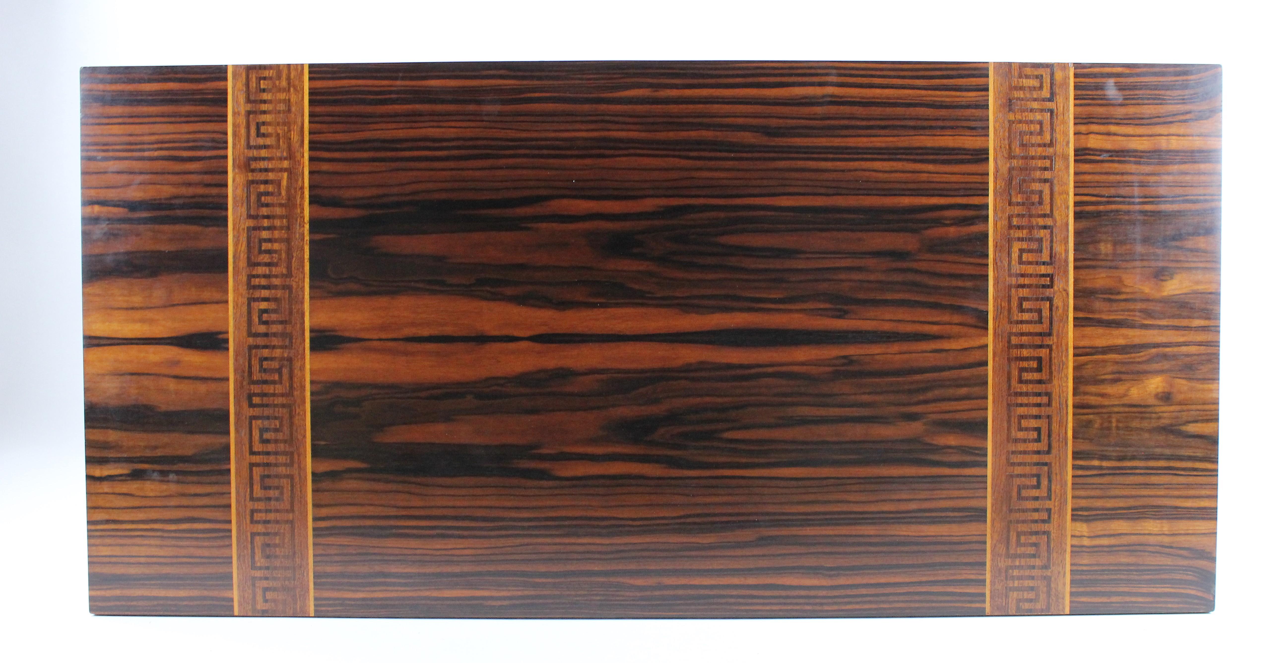 Parquetry Swedish Grace Art Deco Table, Sweden Late 1920s For Sale