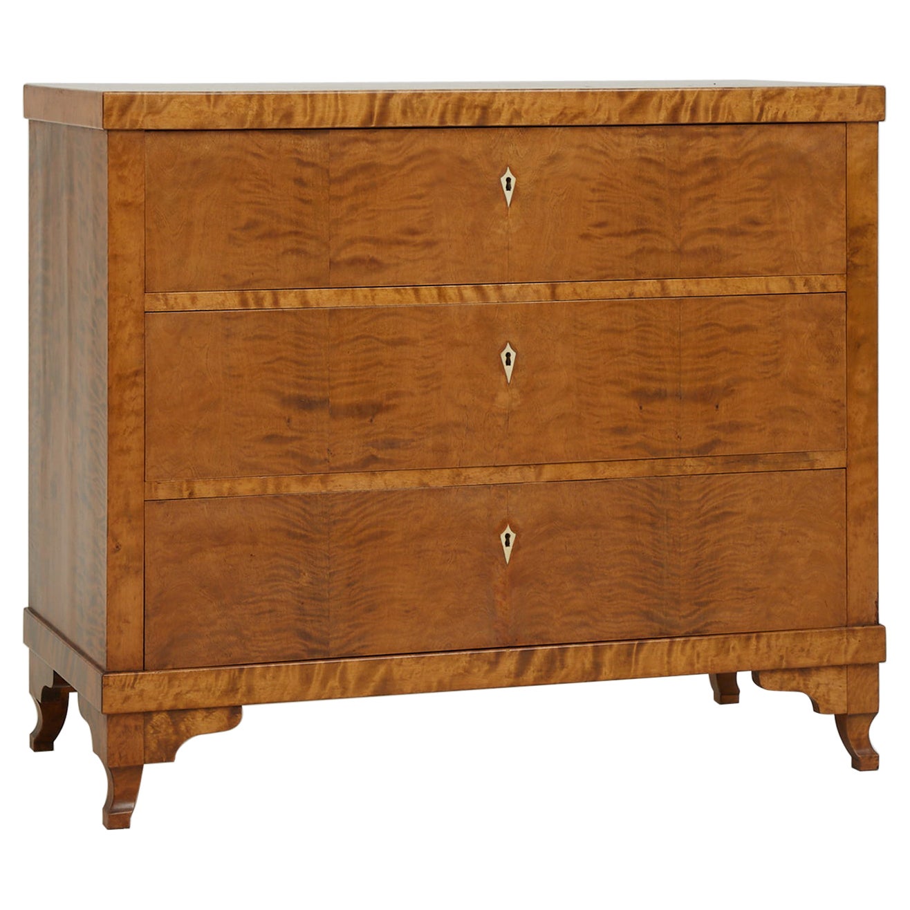 Swedish Grace Birch Chest of Drawers