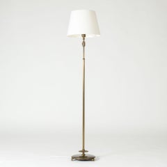 Schwedische Grace Messing Stehlampe von Erik Tidstrand, Nordiska Kompaniet, 1930er Jahre