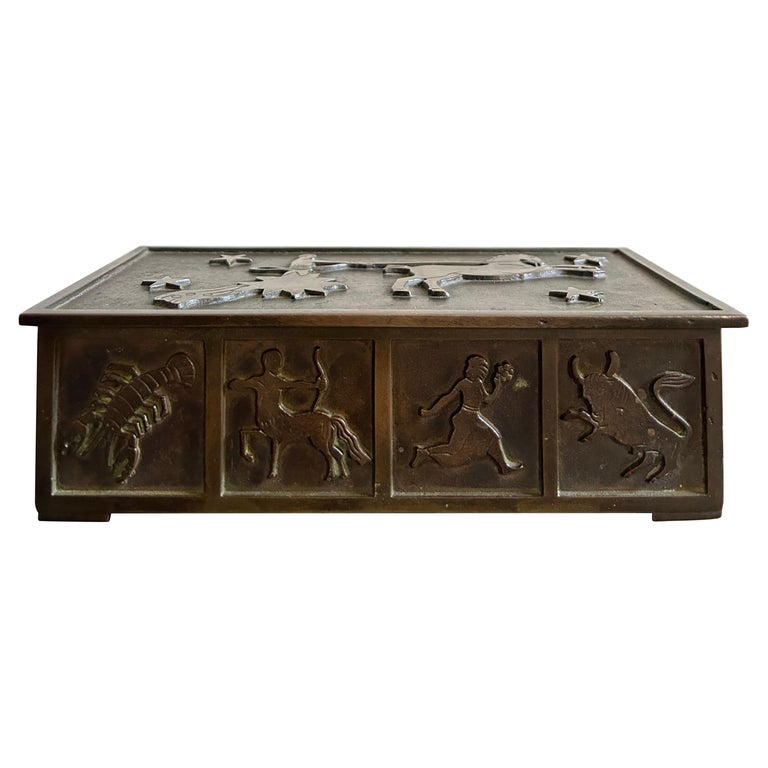 Swedish Grace Bronze Box, 1930s