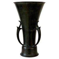 Swedish Grace Bronze Vase, Ystad Brons, 1930s