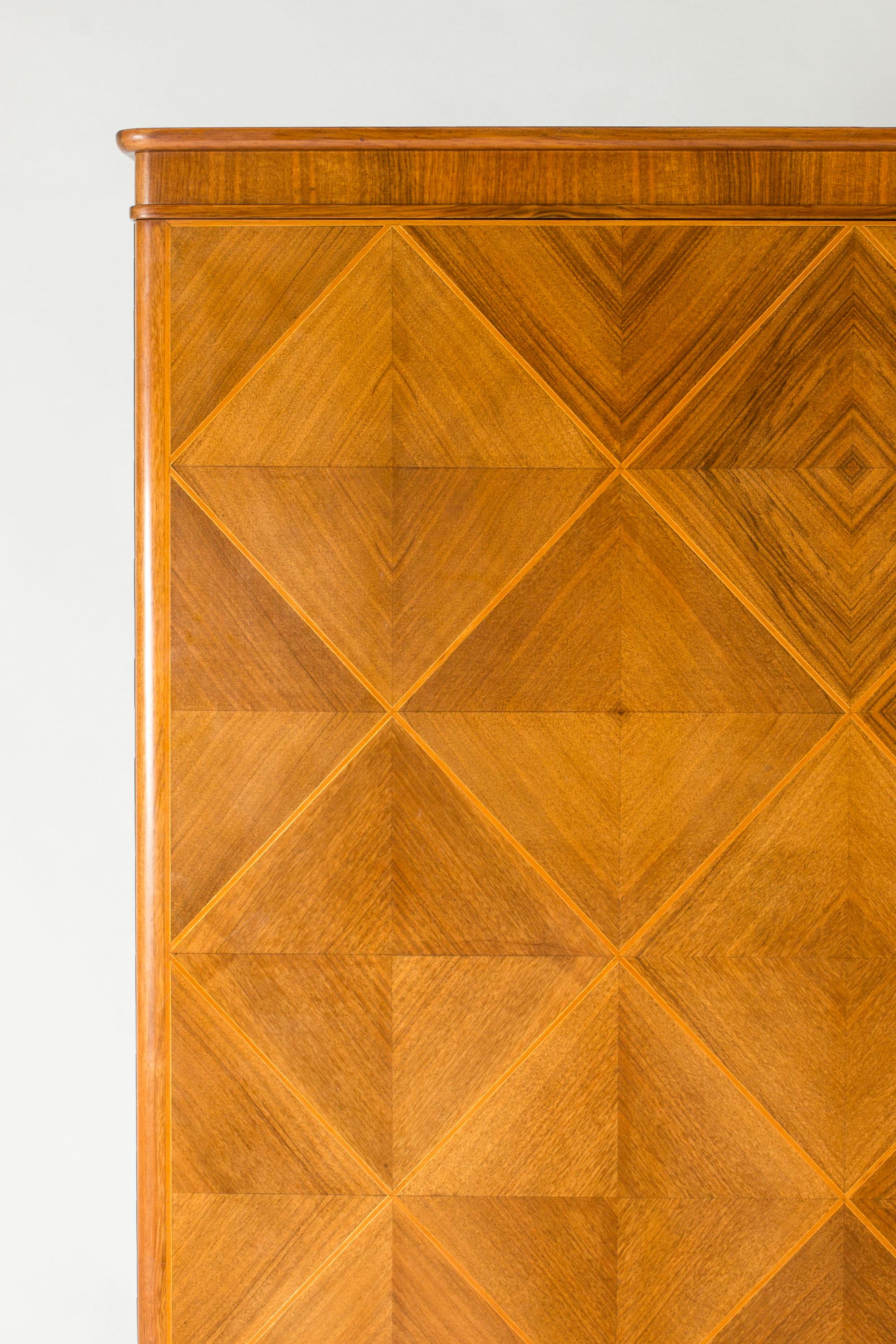 Mahogany Swedish Grace cabinet from Mobilia, attributed to Oscar Nilsson, Sweden, 1930s For Sale