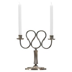 Candelabro Swedish Grace di Herman Bergman, Svezia, 1920 ca. Candelabro Swedish Grace di Herman Bergman, Svezia, 1920 ca.