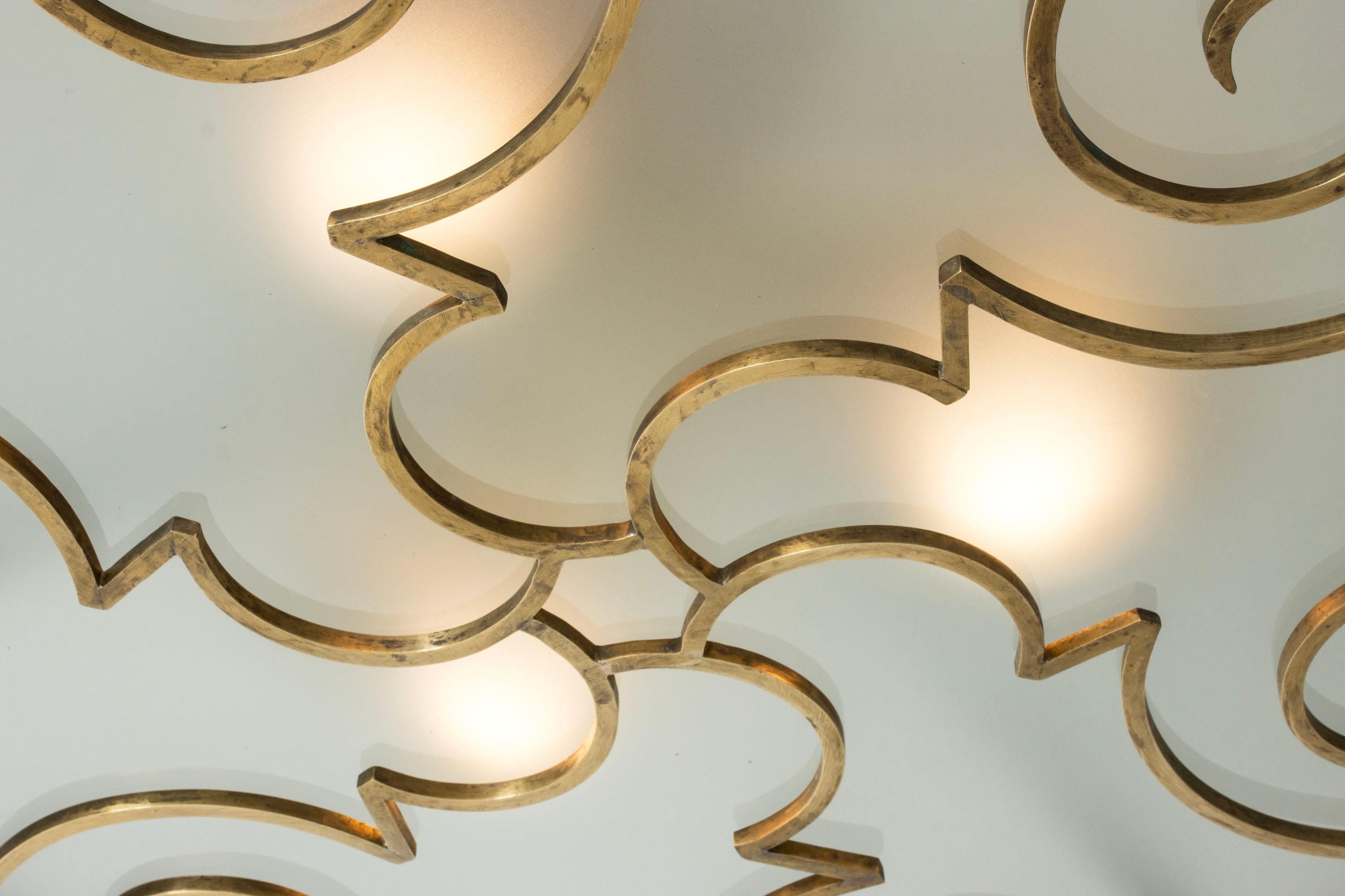 Mid-20th Century Swedish Grace Ceiling Light by Lars Holmström, Sweden, 1930s For Sale