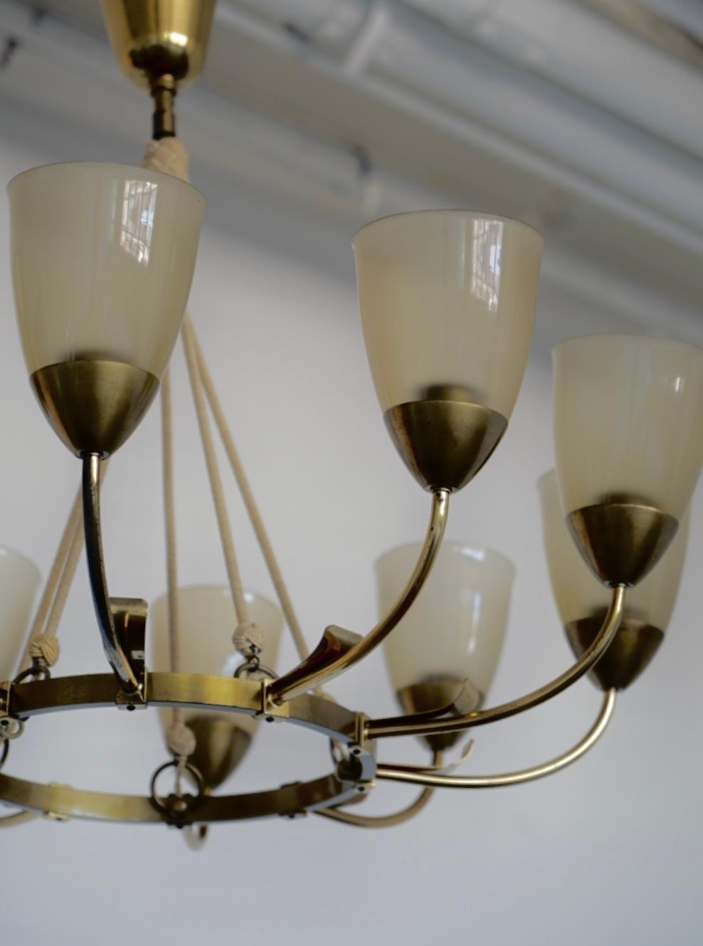 Swedish Grace Chandelier In Good Condition In Long Island City, NY