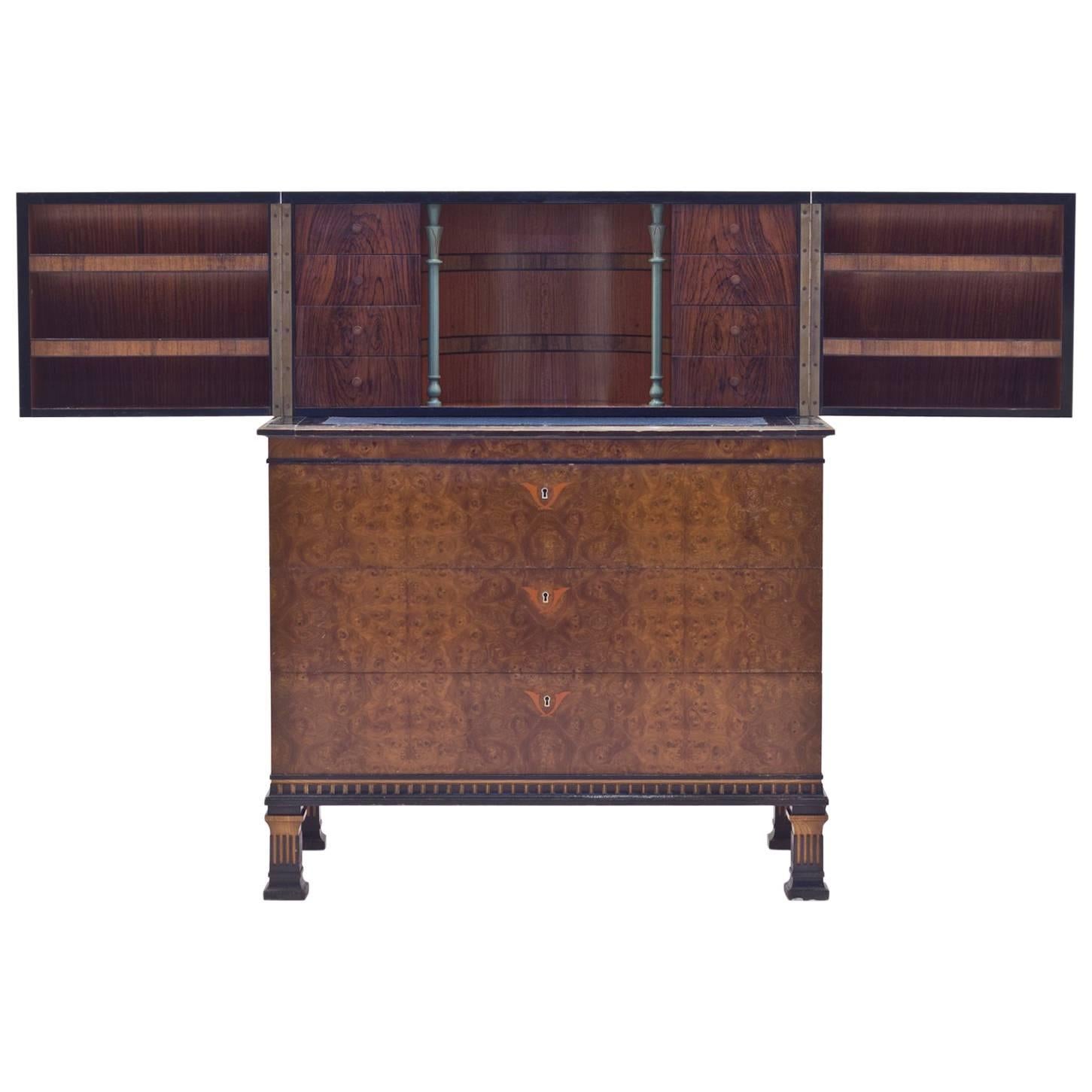 Chiffoniera Grace svedese di Erik Chambert per Chamberts Möbelfabrik, anni '30