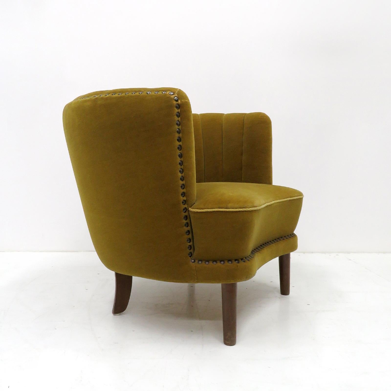 Scandinavian Modern Swedish Grace Club Chair, 1940 For Sale