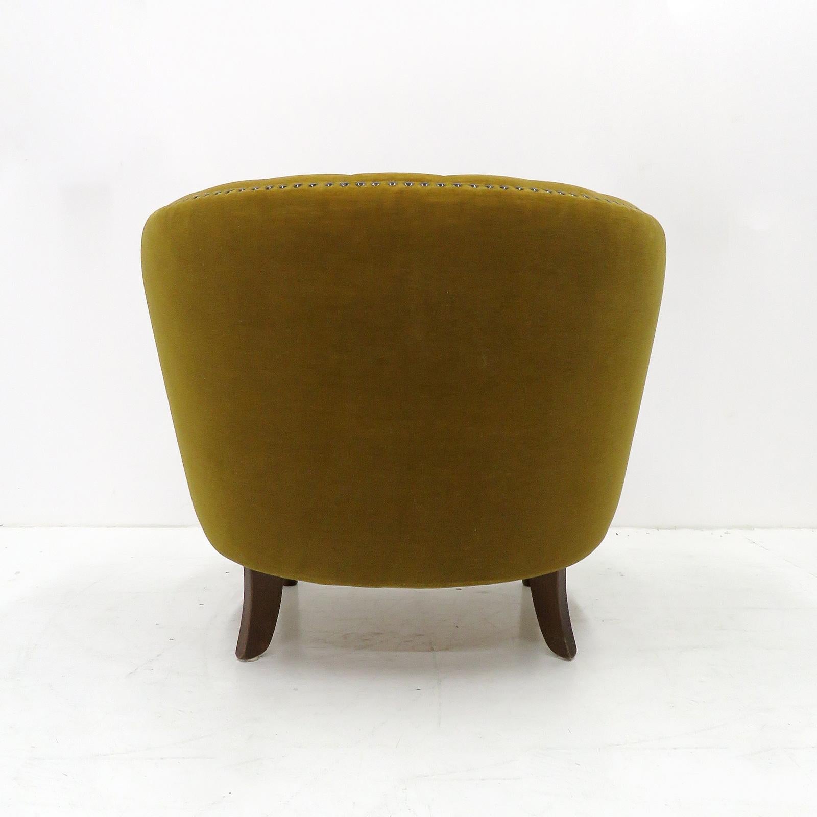Mid-20th Century Swedish Grace Club Chair, 1940 For Sale