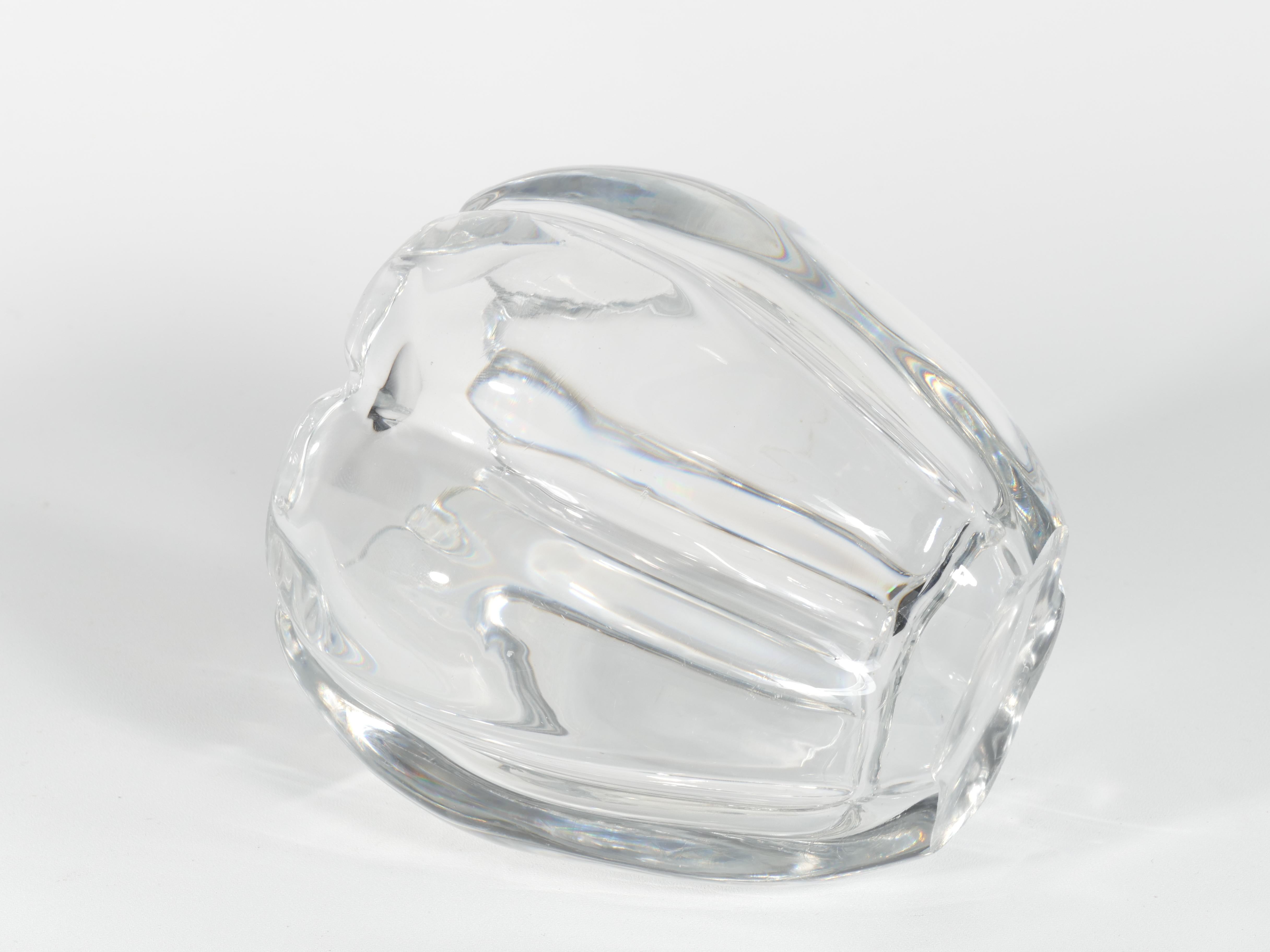 Swedish Grace Crystal Glass Vase Stella Polaris by Vicke Lindstrand for Orrefors For Sale 1