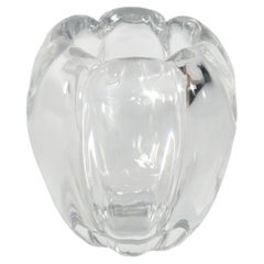 Swedish Grace Crystal Glass Vase Stella Polaris by Vicke Lindstrand for Orrefors