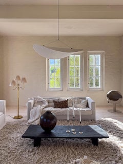 Swedish Grace Designer, Floor Lamp, Brass, Sweden, 1940s