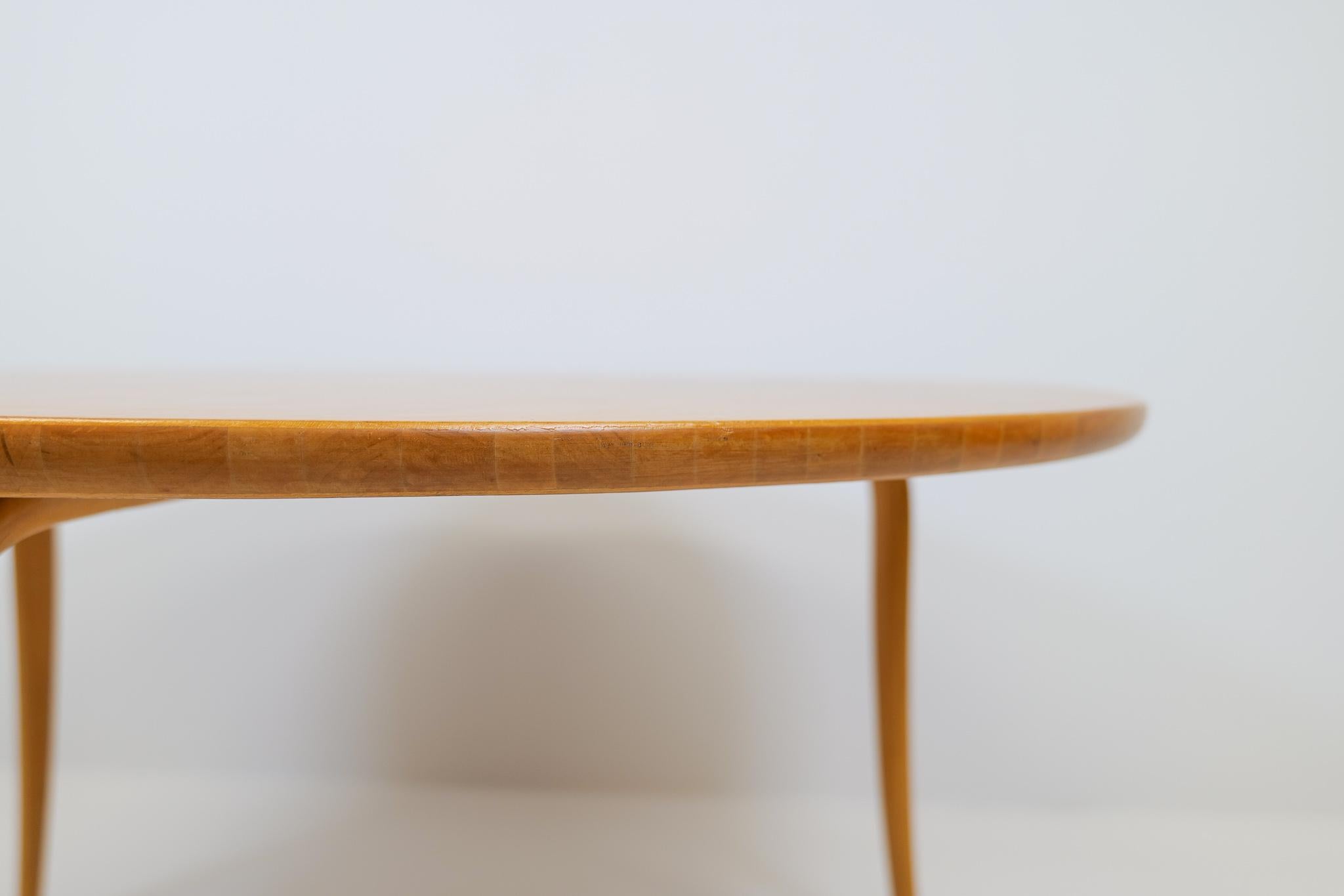 Swedish Grace Early Bruno Mathsson Large 'Annika' Coffee Table 1930s For Sale 1