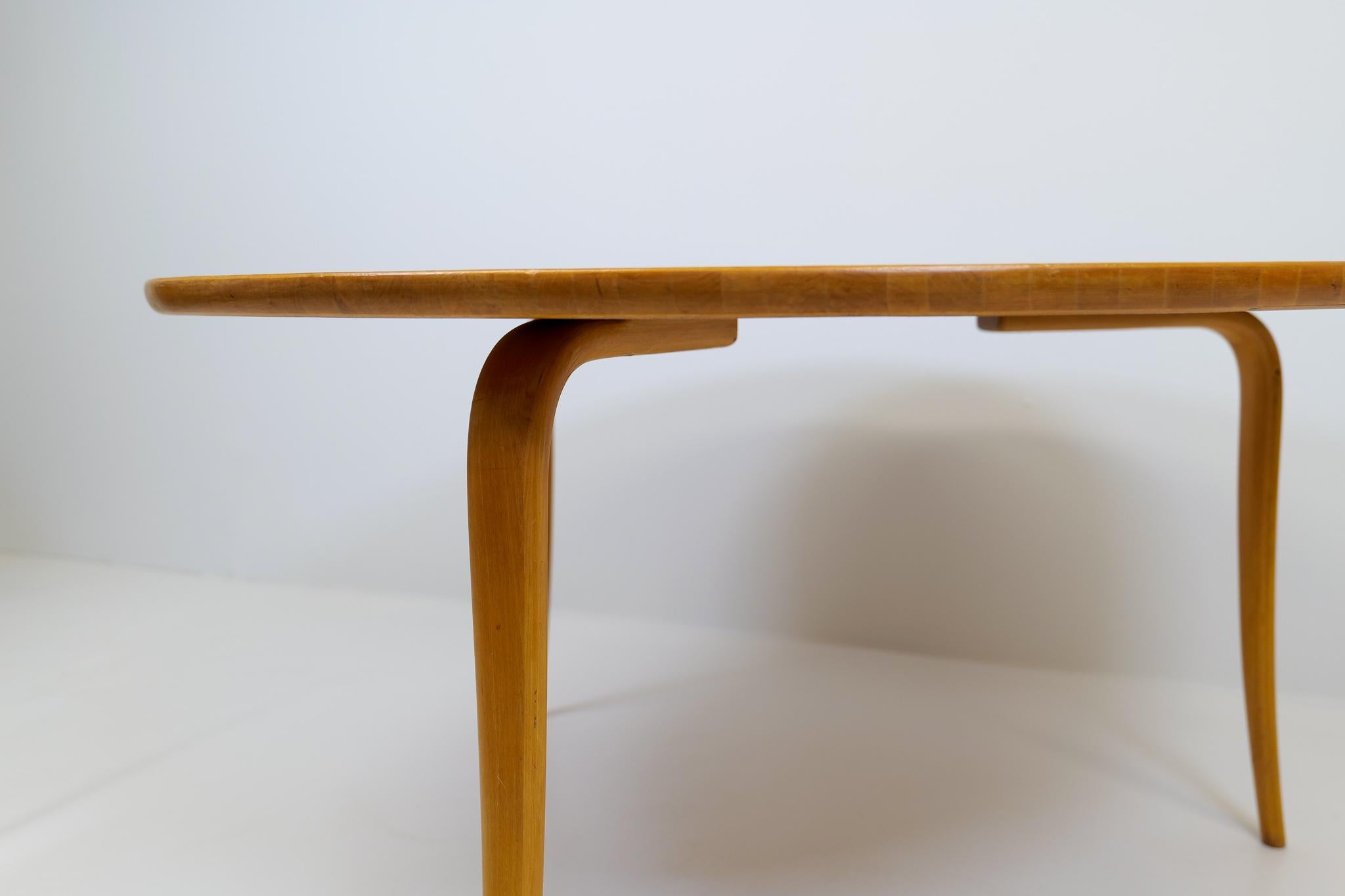 Swedish Grace Early Bruno Mathsson Large 'Annika' Coffee Table 1930s For Sale 2