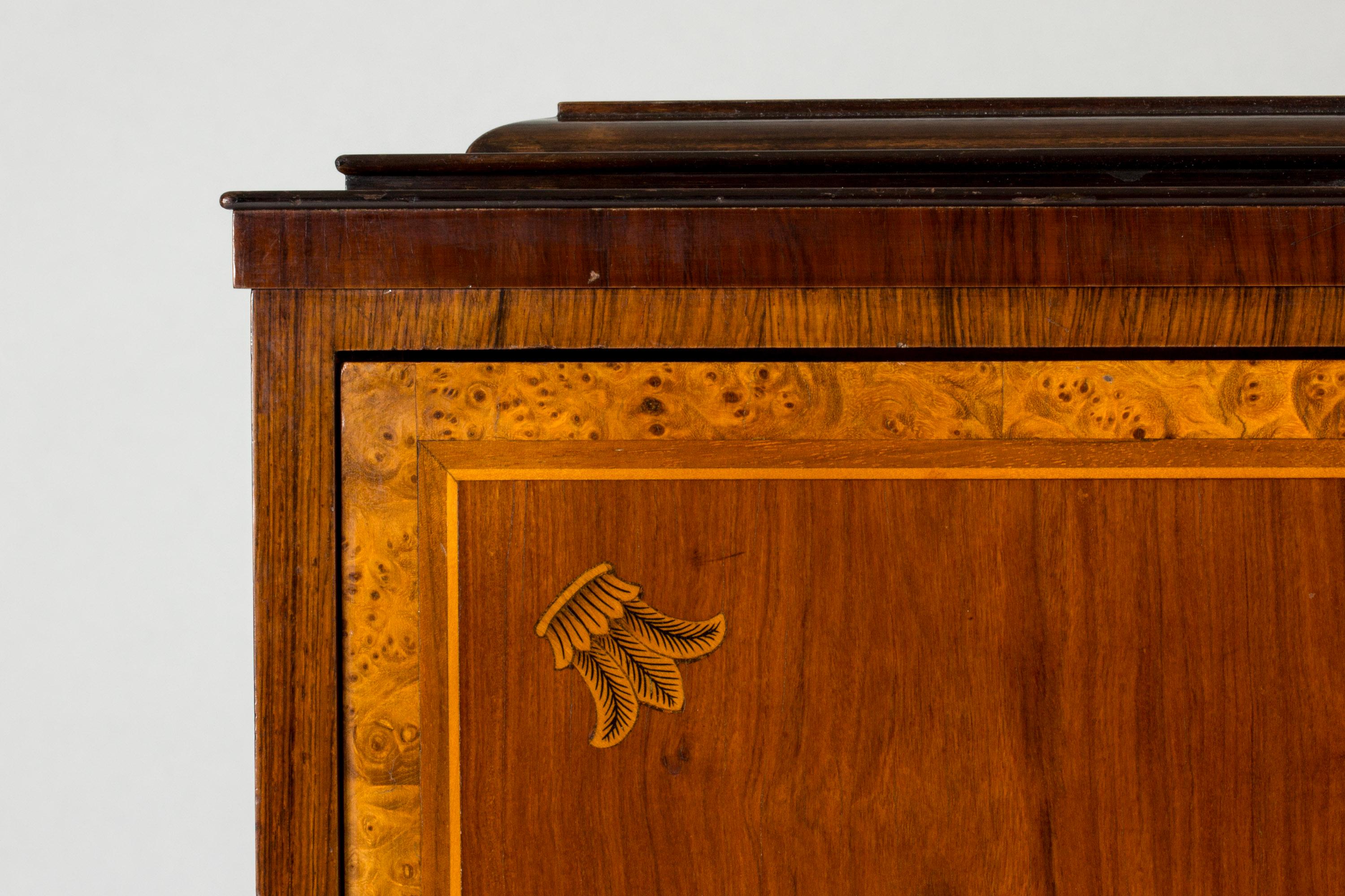 Swedish Grace Fall-front Cabinet by Axel Einar Hjorth, Sweden, 1925 For Sale 3