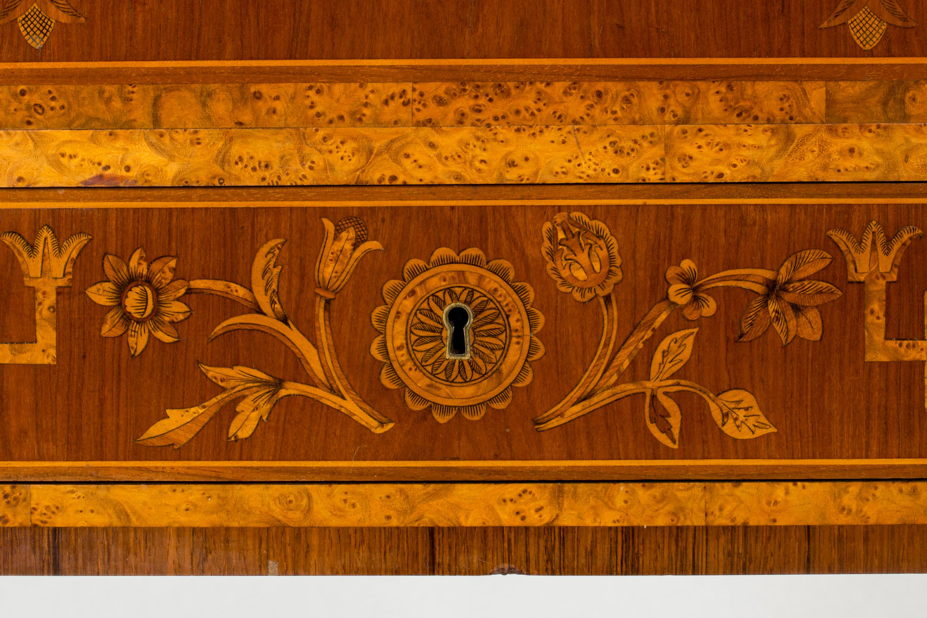 Swedish Grace Fall-front Cabinet by Axel Einar Hjorth, Sweden, 1925 For Sale 1