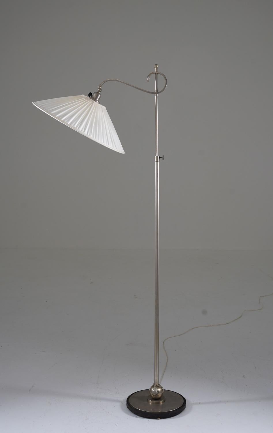 Art Deco Swedish Grace Floor Lamp, 1920s
