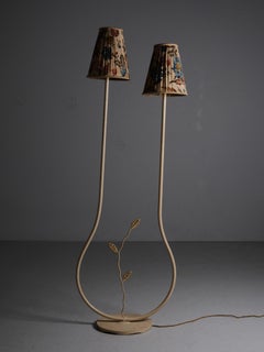 Swedish grace floor lamp by anonymous designer for Bjerkås Armatur, 1940s