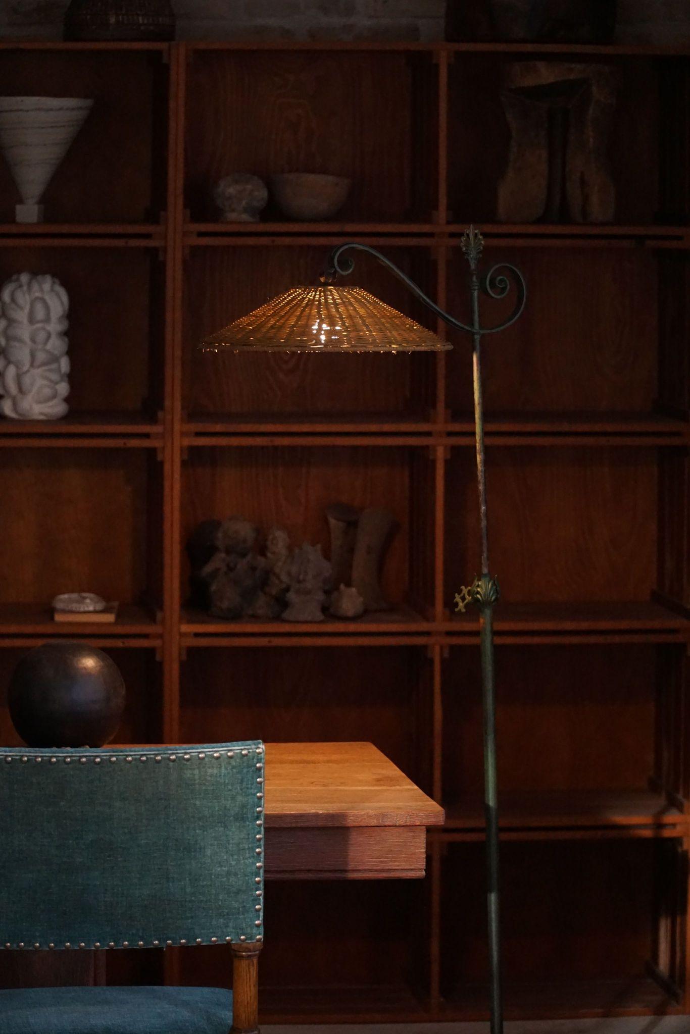 Swedish Grace, Floor Lamp in Steel, 