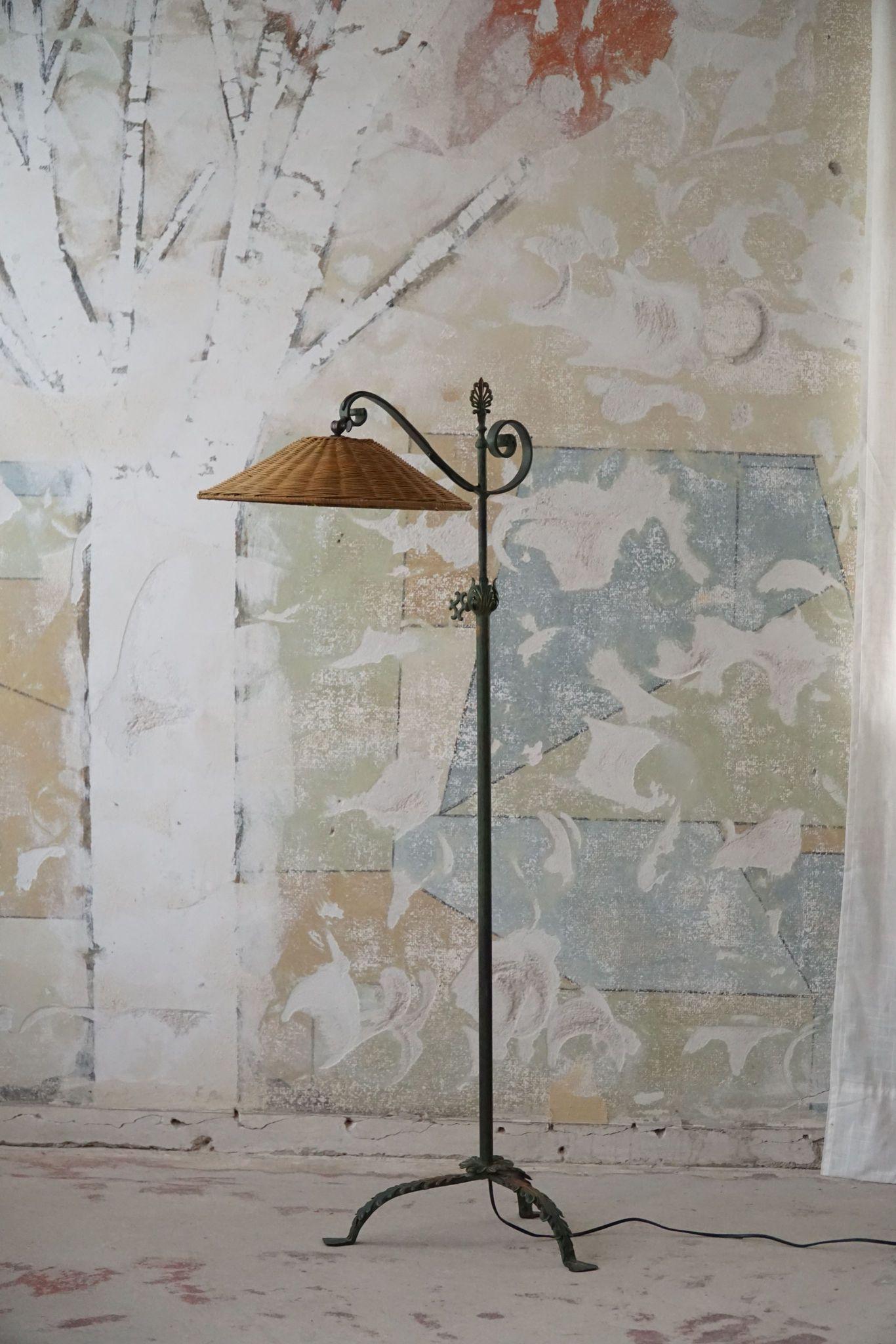Swedish Grace, Floor Lamp in Steel, 