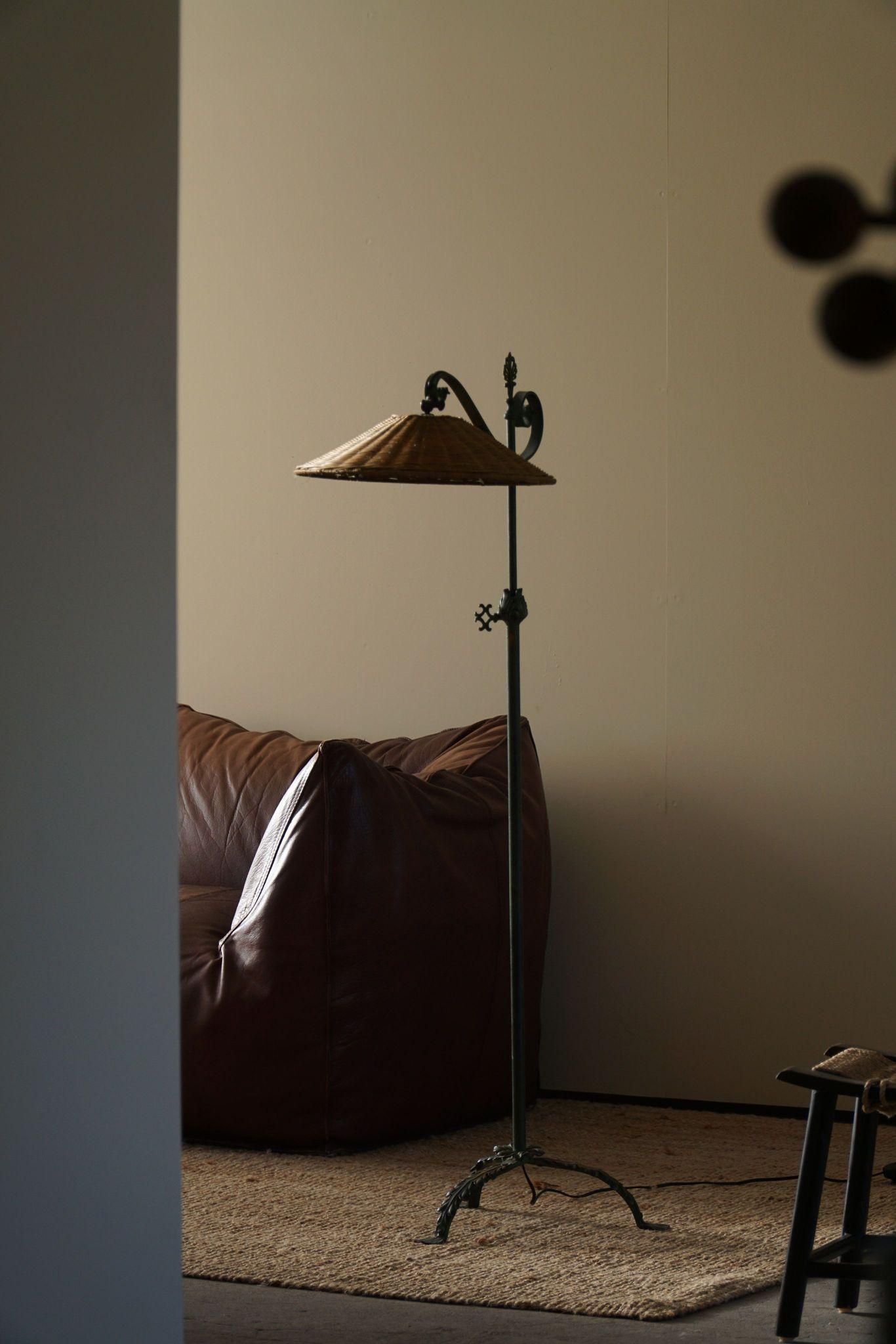 Swedish Grace, Floor Lamp in Steel, 