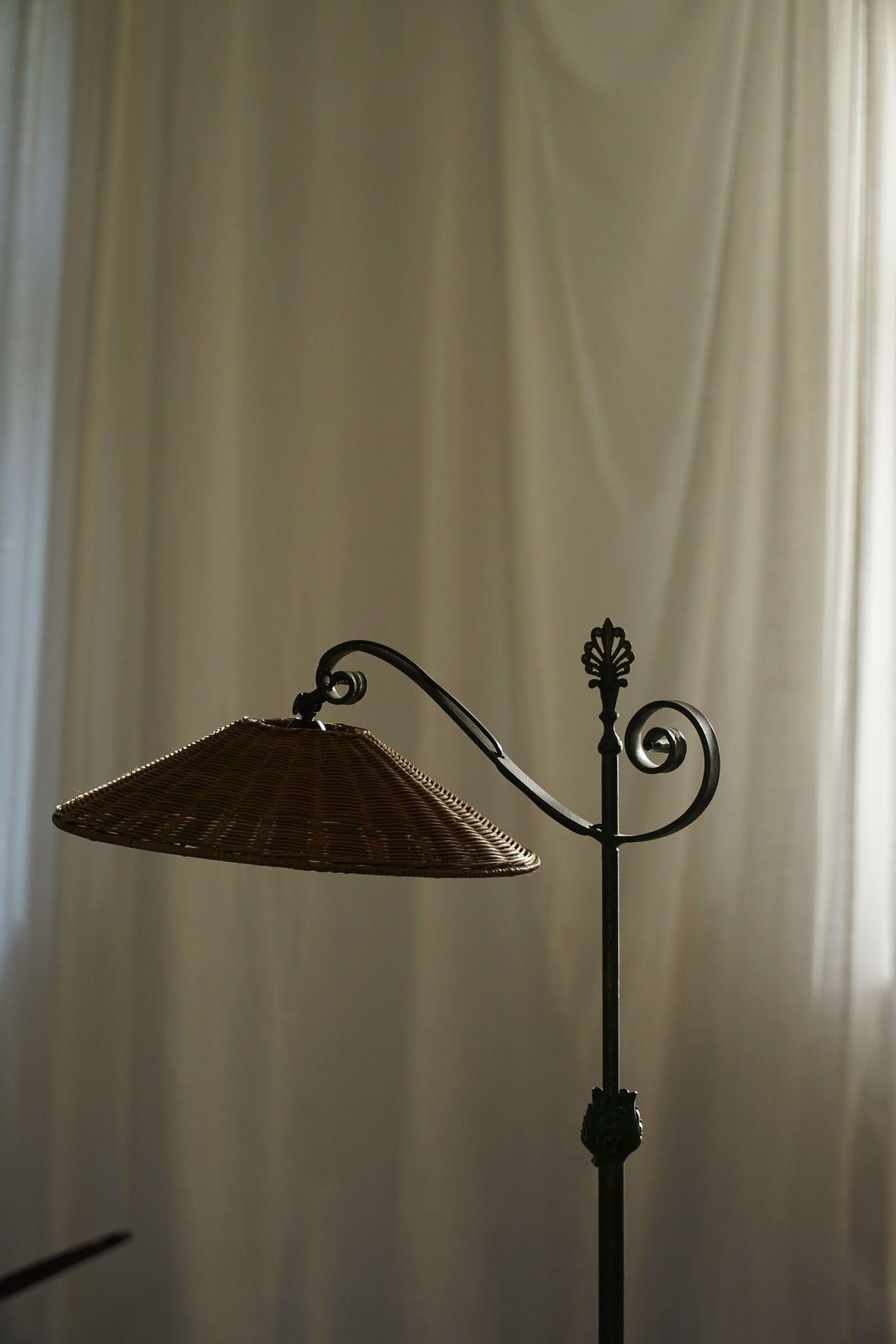Swedish Grace, Floor Lamp in Steel, 