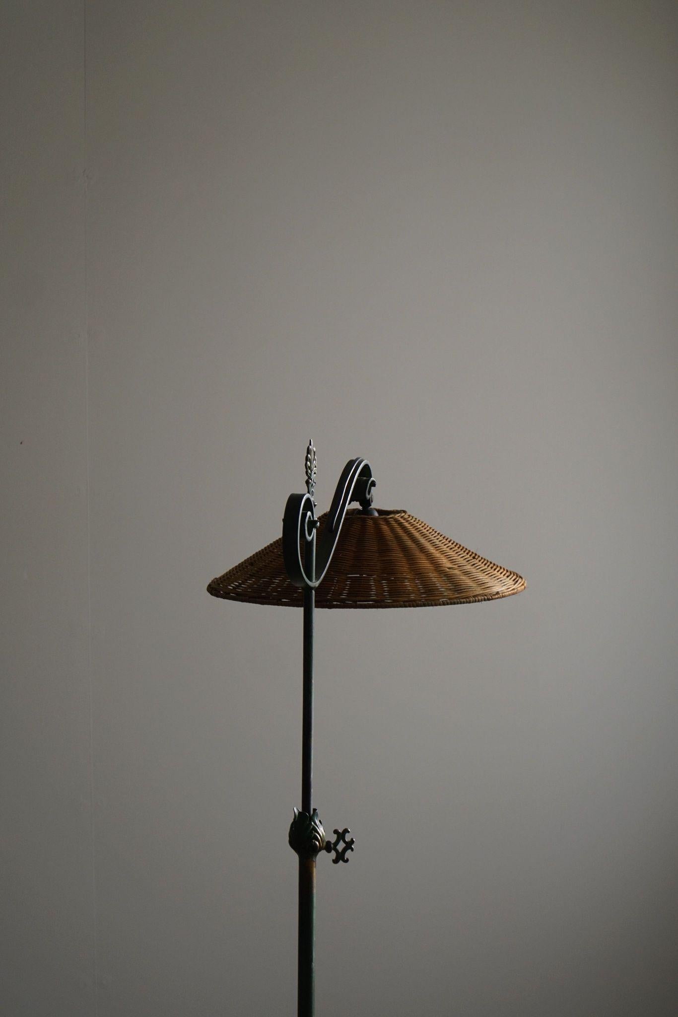 Swedish Grace, Floor Lamp in Steel, 