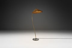 Swedish Grace Floor Lamp with Decorative Antelopes on the Base, Sweden 1930s