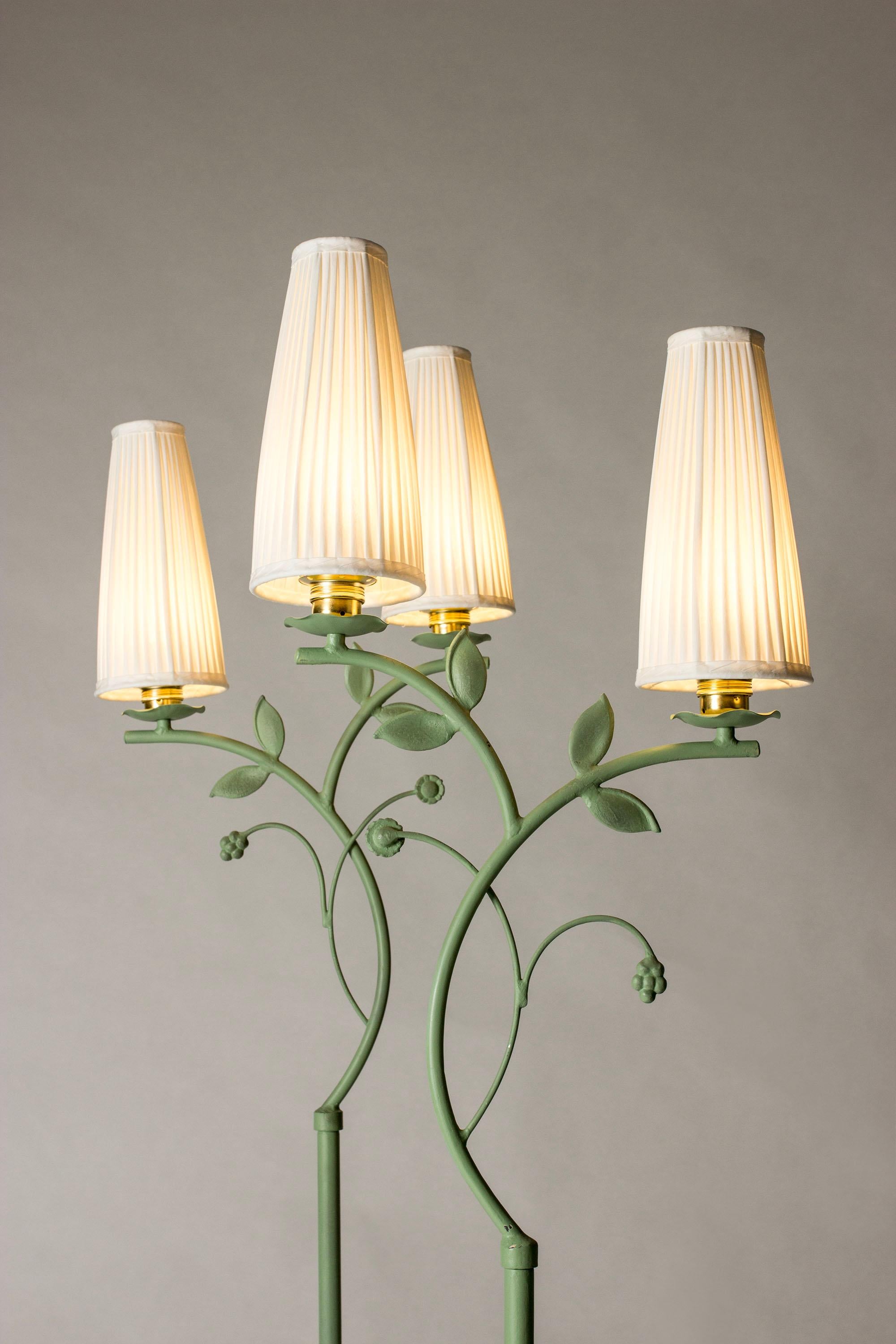 Schwedische Grace Stehlampen von Bjerkås Armatur, Schweden, 1940er Jahre (Skandinavische Moderne) im Angebot