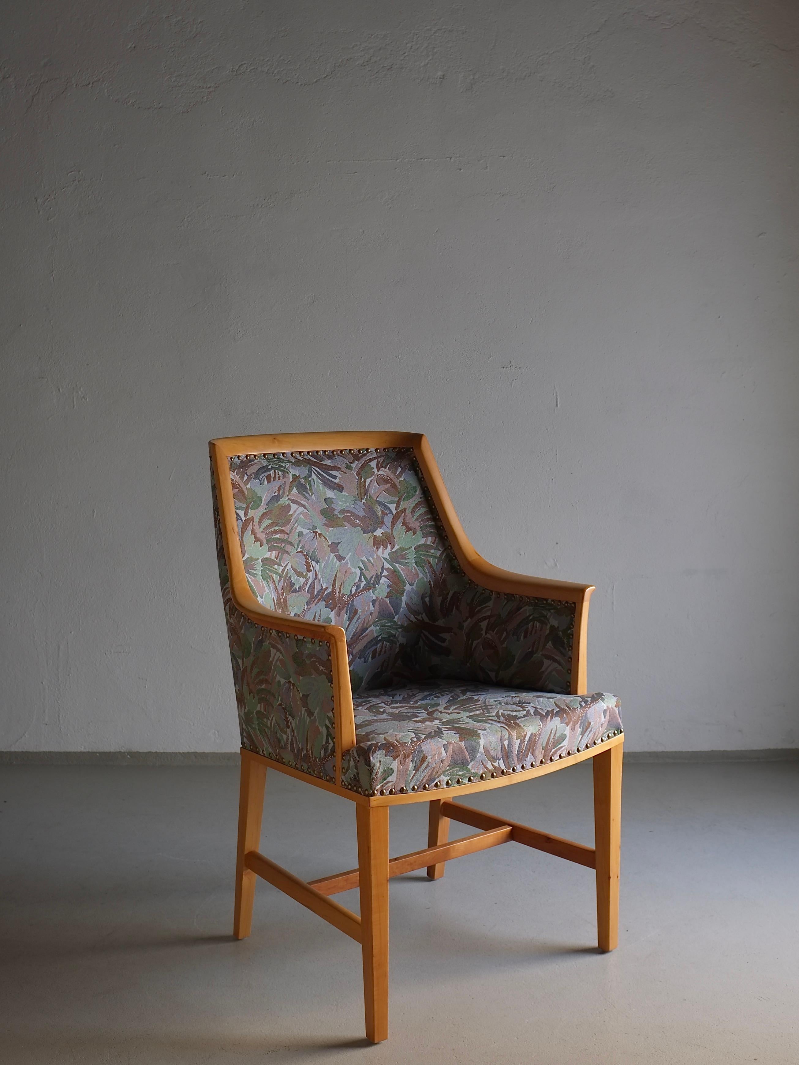 Sillón Sueco Grace Floral Madera de Abedul en venta 4