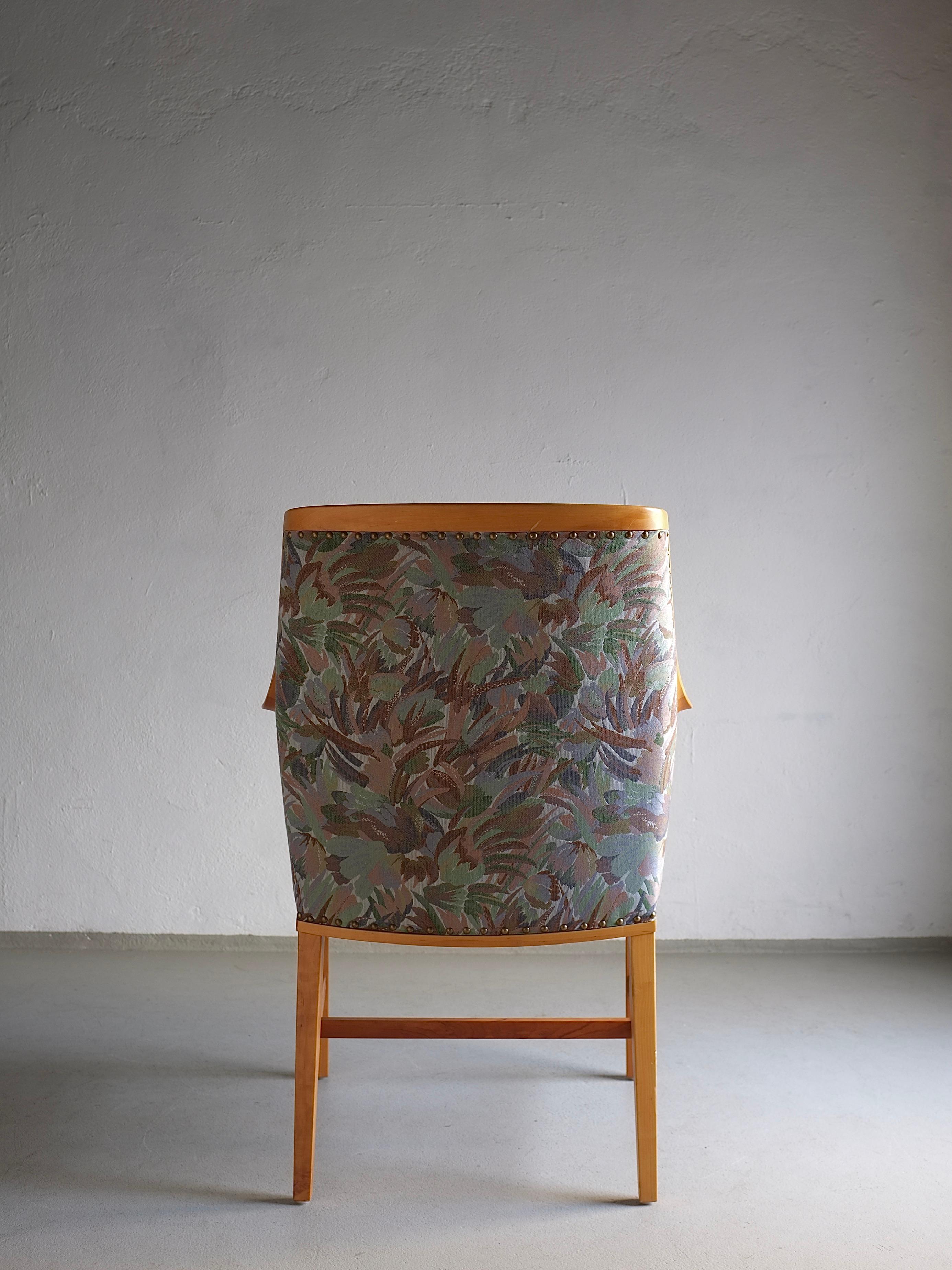 Sillón Sueco Grace Floral Madera de Abedul en venta 1