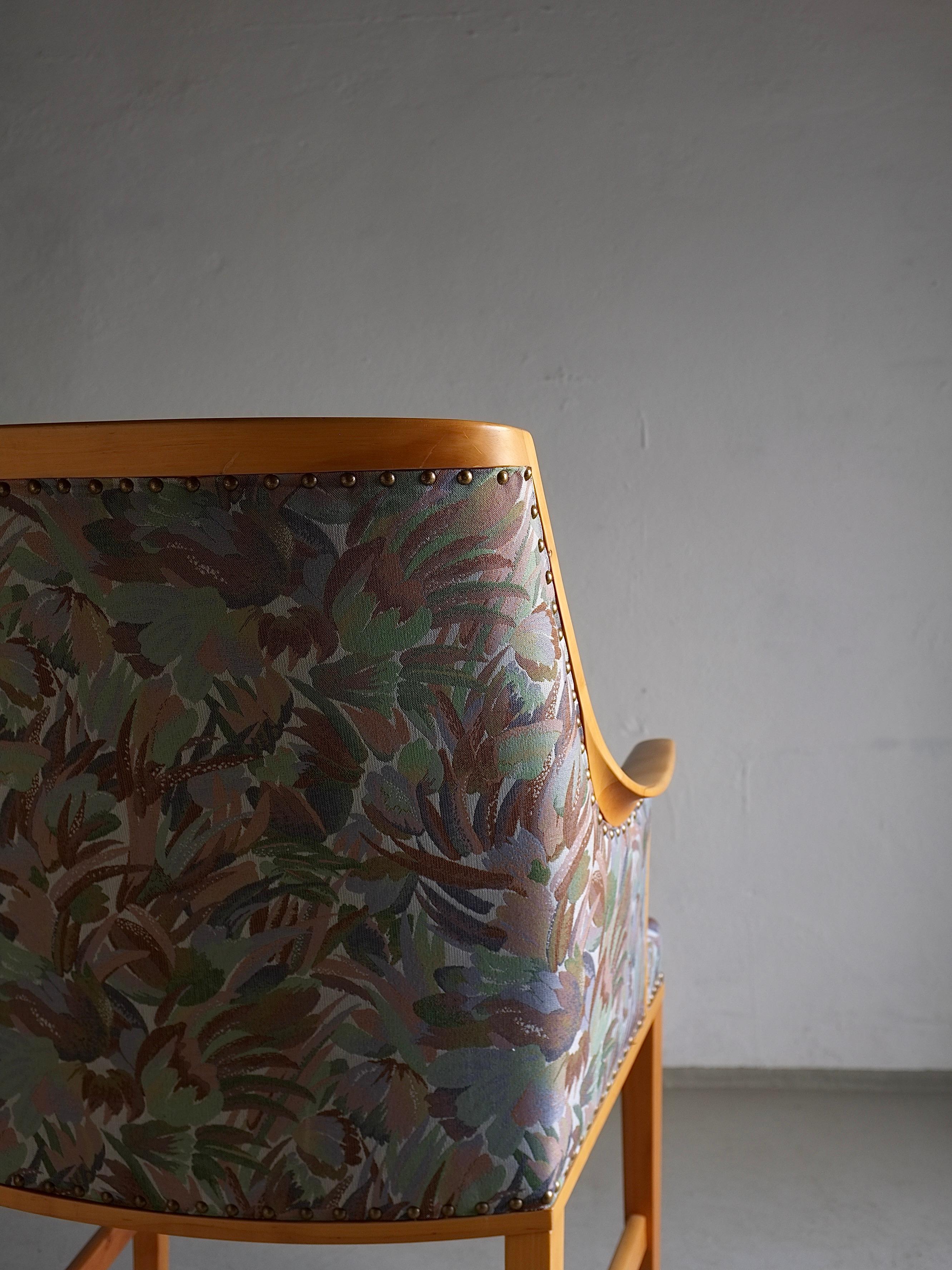 Sillón Sueco Grace Floral Madera de Abedul en venta 2
