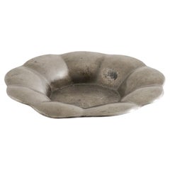 Swedish Grace Floral Pewter "A45" Fruit Dish by Estrid Ericson for Svenskt Tenn