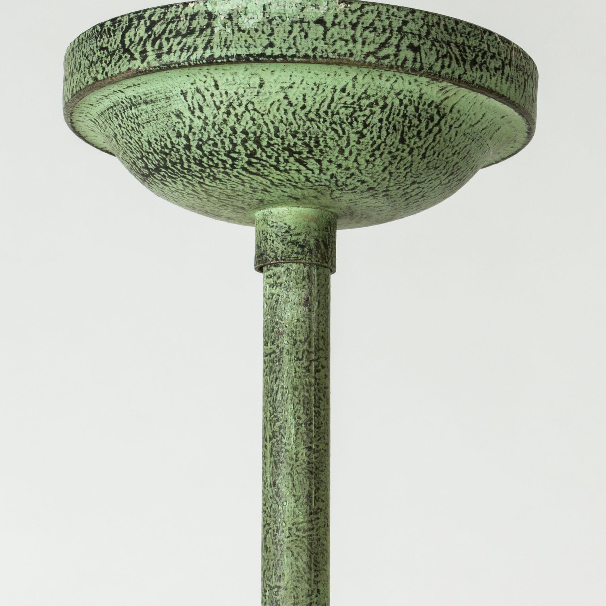 Lámpara sueca de techo Grace Flush Mount de Bjerkås Armatur, Suecia, década de 1940 en venta 4