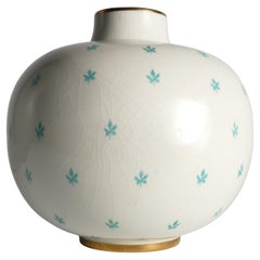 Vaso svedese Greene & Greene Motif "Menuett" di Arthur Percy, Gefle, 1950