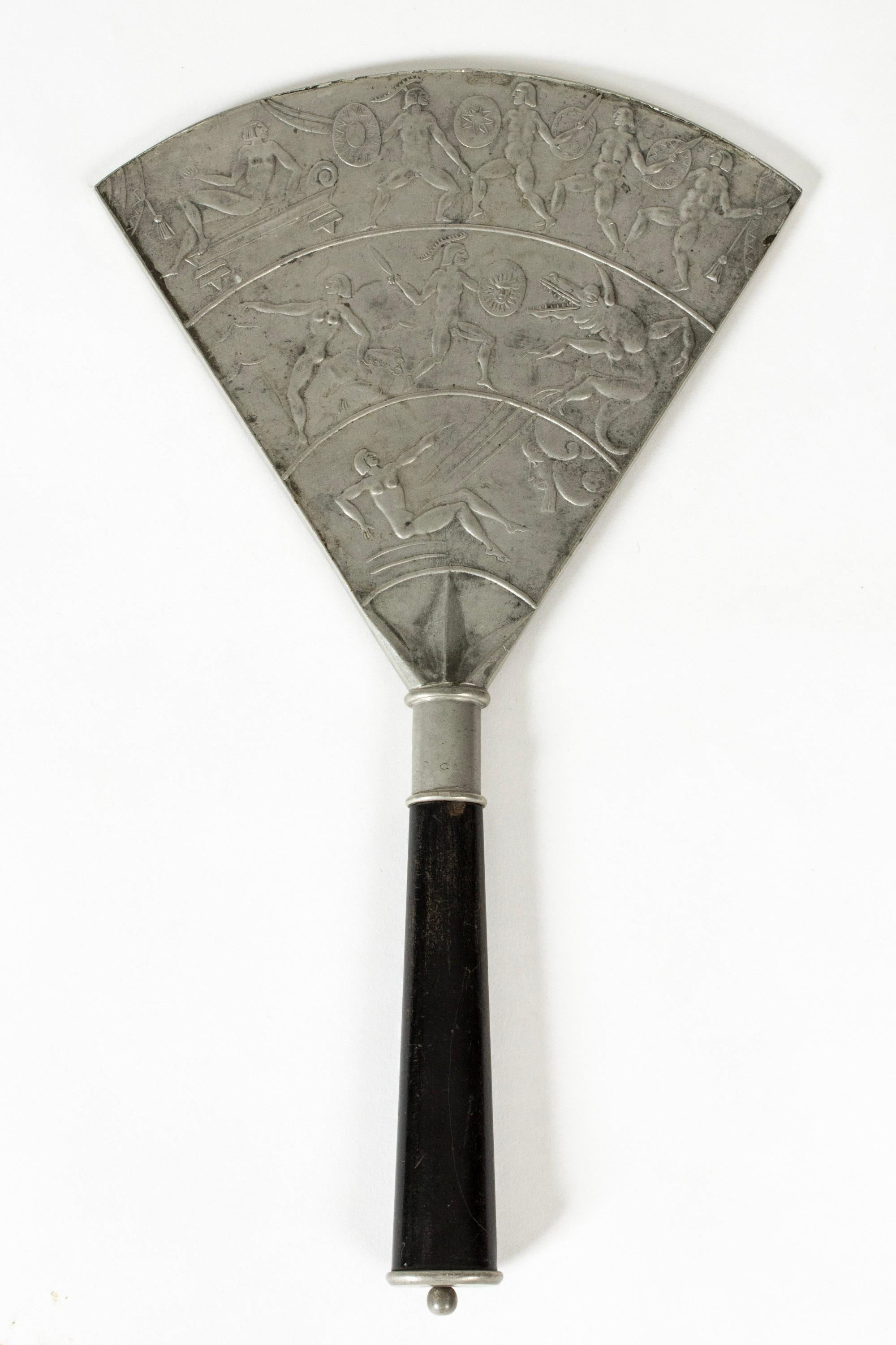 Schwedischer Grace-Handspiegel, Nils Fougstedt, Svenskt Tenn, Schweden, 1920er Jahre im Angebot 1