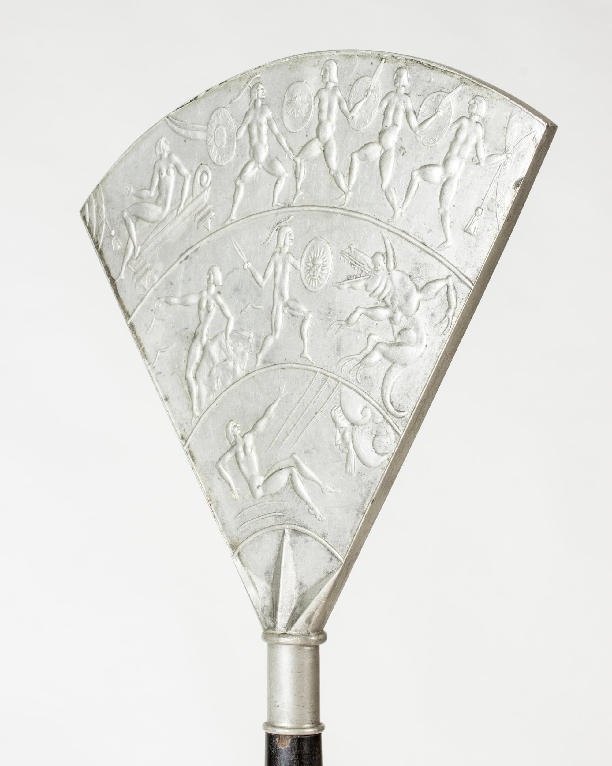 Schwedischer Grace-Handspiegel, Nils Fougstedt, Svenskt Tenn, Schweden, 1920er Jahre im Angebot 2