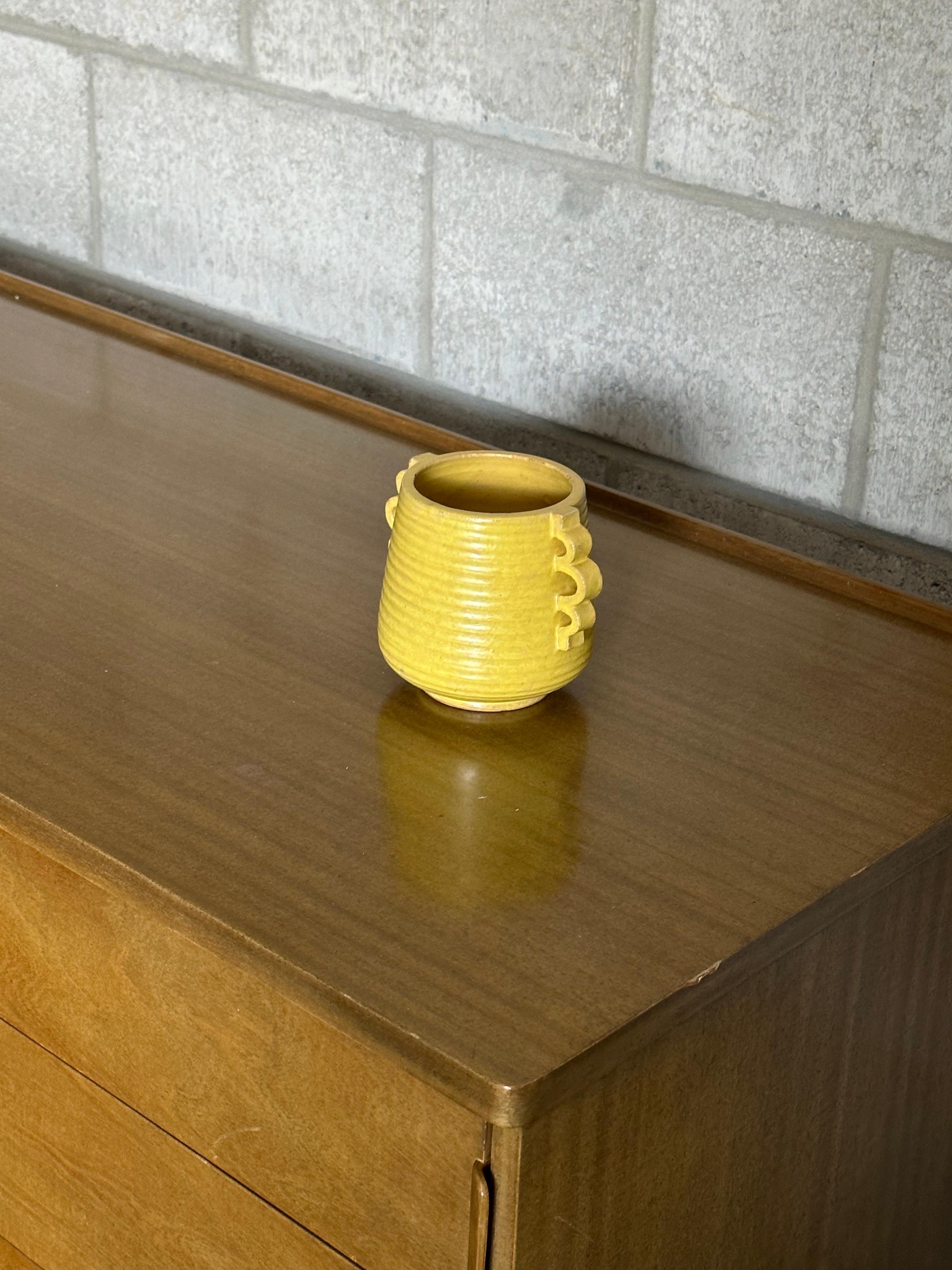 Swedish Grace Handled Vase by Greta Runeborg In Fair Condition For Sale In St.Petersburg, FL