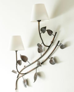 Swedish Grace Leaf Wall light, Sweden, 1940s