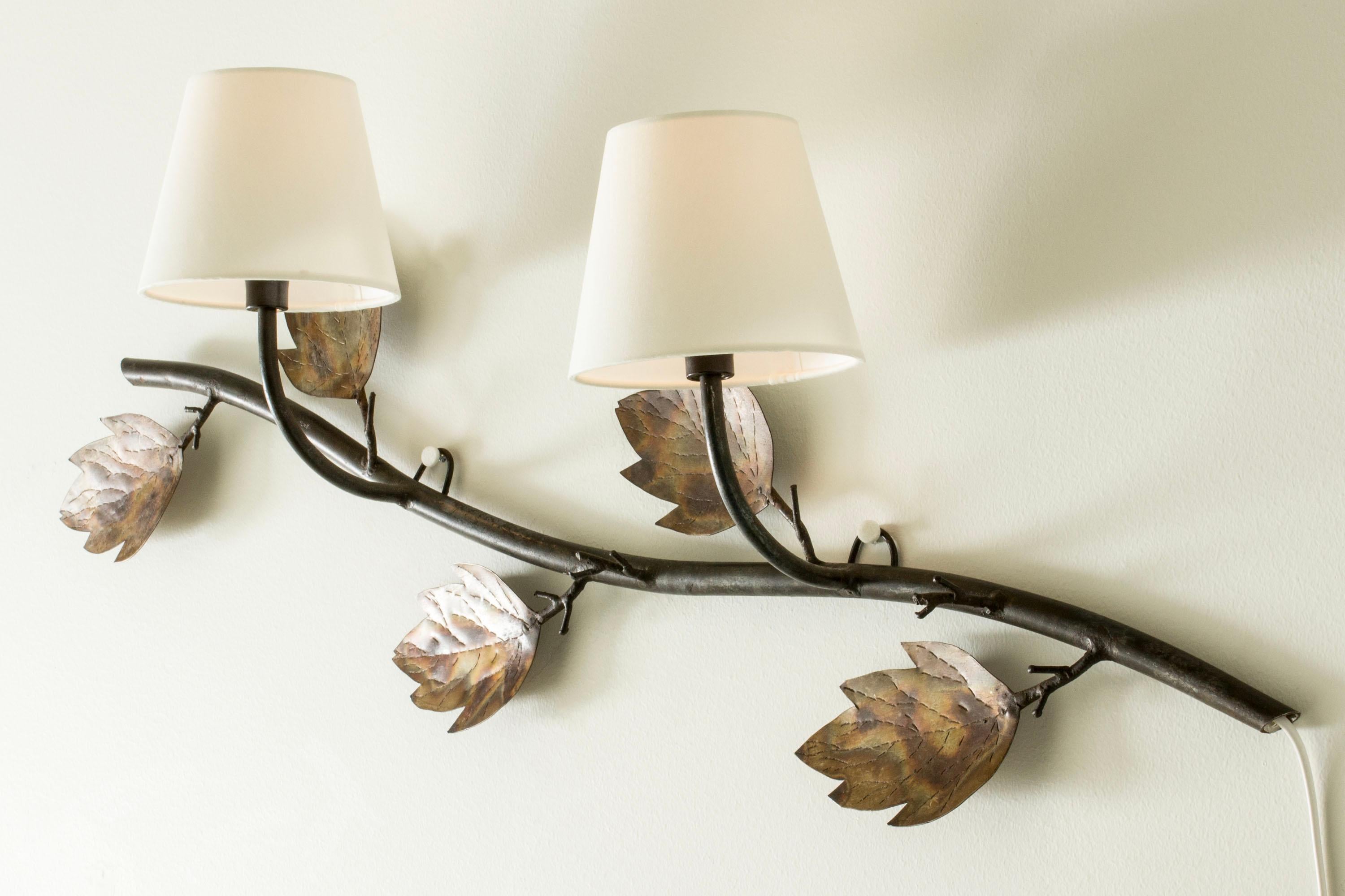 Scandinavo moderno Applique svedese Grace Leaf, Svezia, anni '40 in vendita