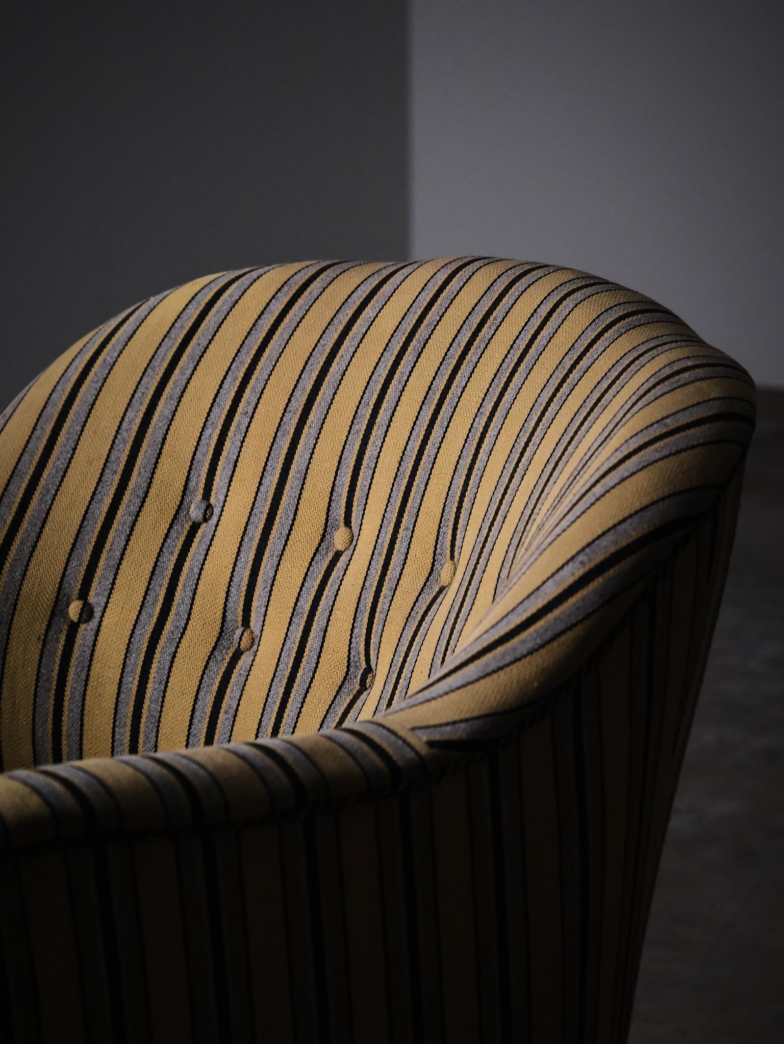 Tissu Chaise longue Swedish grace, designer inconnu, années 1930 en vente
