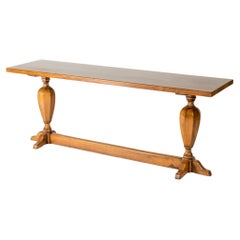 Consola / Mesa de biblioteca sueca de caoba Grace, Suecia, años 20