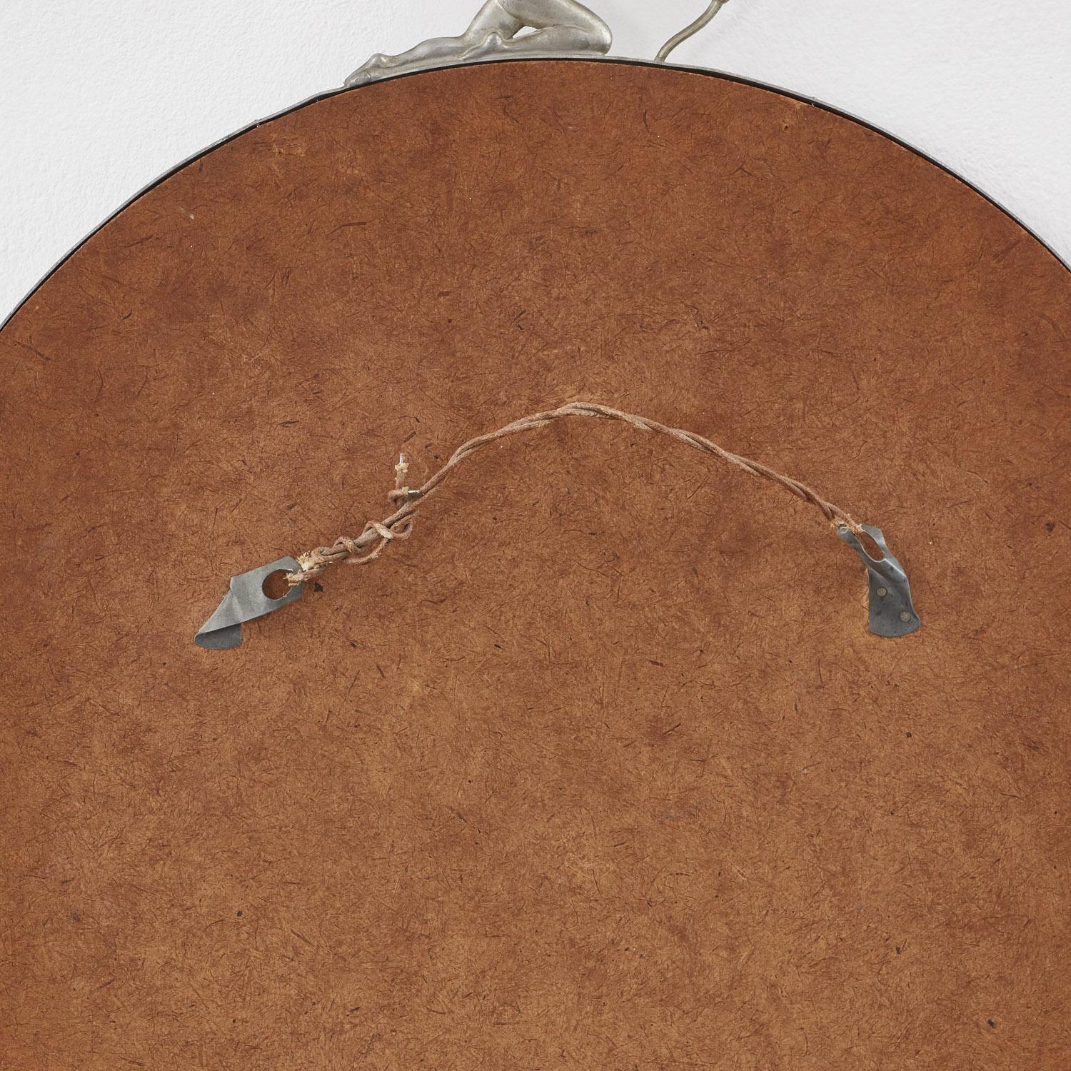 Mirror Swedish Grace mirror with archer - Sweden, 1920s For Sale
