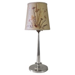Schwedische Tischlampe Grace aus Neusilber, CG Hallberg, Stockholm, Schweden, 1920er Jahre
